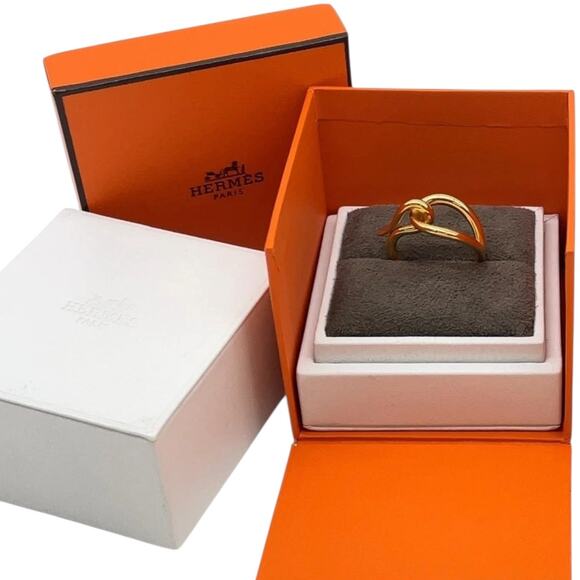 Hermes Jumbo GD Scarf Ring W/Box - Picture 1 of 9